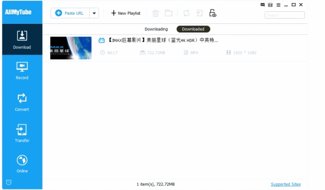 Convert Bilibili video to MP4 on Mac